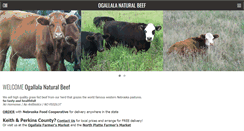 Desktop Screenshot of ogallalanaturalbeef.com