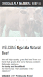 Mobile Screenshot of ogallalanaturalbeef.com